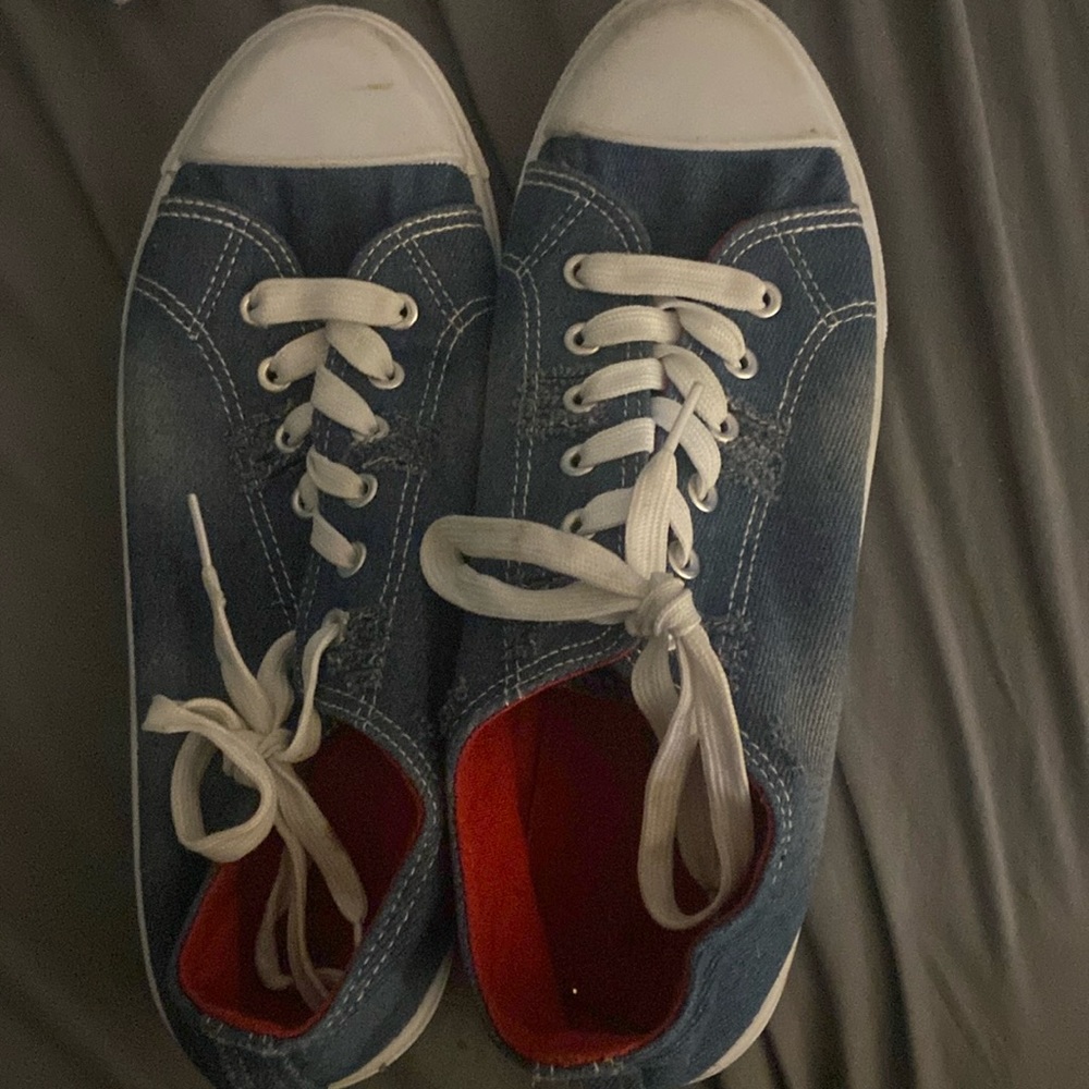 Jean slip ons